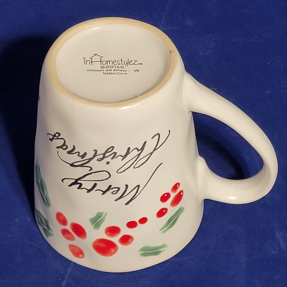 2021 InHomestylez Merry Christmas Mug VG Condition - Picture 9 of 10